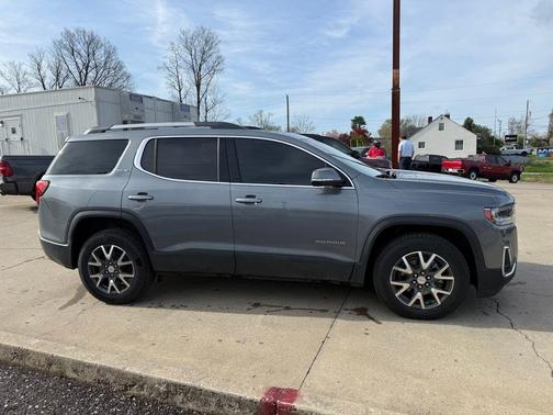 Satin Steel Metallic 2021 GMC Acadia AWD SLE
