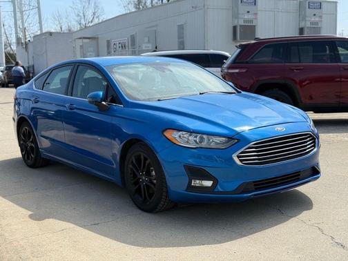 Blue 2020 Ford Fusion SE