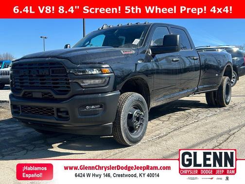 Diamond Black Crystal Pearlcoat 2026 RAM 3500 Tradesman Crew Cab 4x4 8' Box