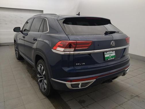 Tourmaline Blue Metallic 2021 Volkswagen Atlas Cross Sport 3.6L V6 SEL Premium R-Line