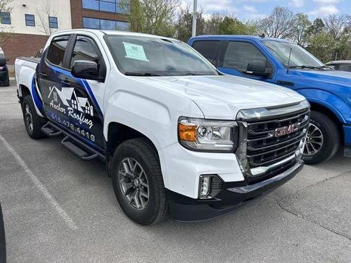 Summit White 2022 GMC Canyon AT4 w/Leather