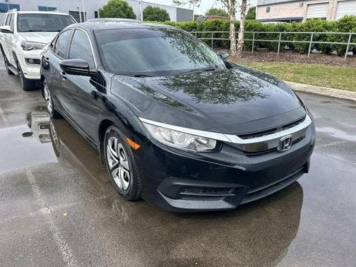 Black 2016 Honda Civic LX