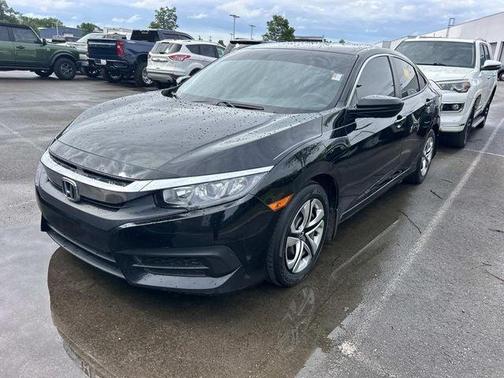 Black 2016 Honda Civic LX