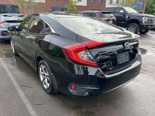 Black 2016 Honda Civic LX