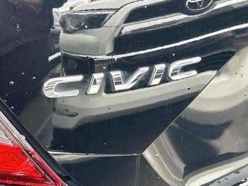 Black 2016 Honda Civic LX