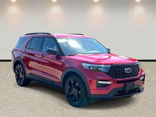 Red Metallic 2024 Ford Explorer ST-Line