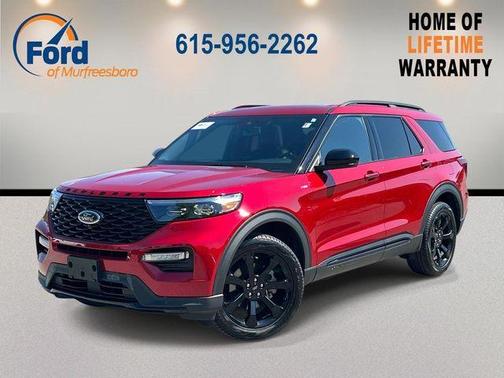 Red Metallic 2024 Ford Explorer ST-Line