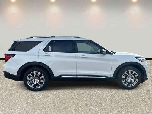 White Metallic 2026 Ford Explorer Platinum