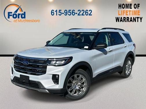 White Metallic 2026 Ford Explorer Active