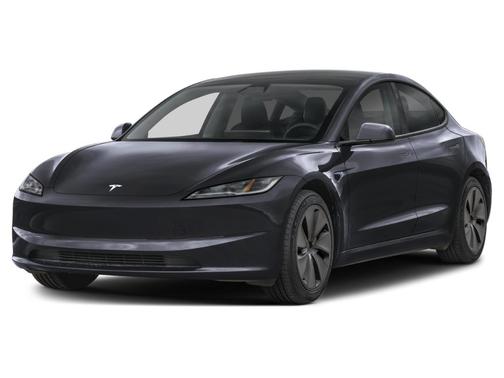 Stealth Gray 2025 Tesla Model 3 Long Range