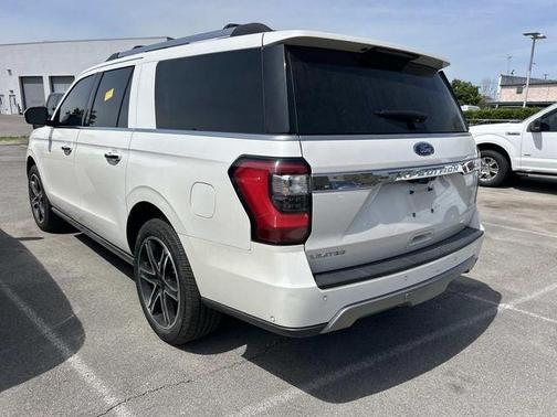 White Platinum Clearcoat Metallic 2019 Ford Expedition Max Limited