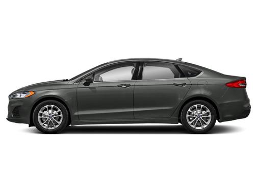 White Platinum Clearcoat Metallic 2019 Ford Fusion SE