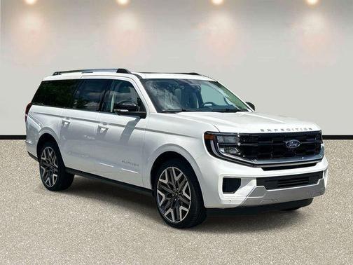 White Metallic 2026 Ford Expedition Max Platinum