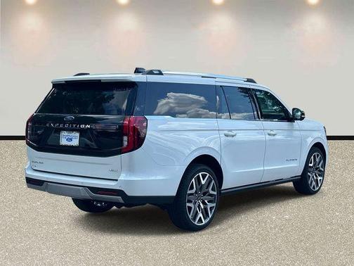 White Metallic 2026 Ford Expedition Max Platinum