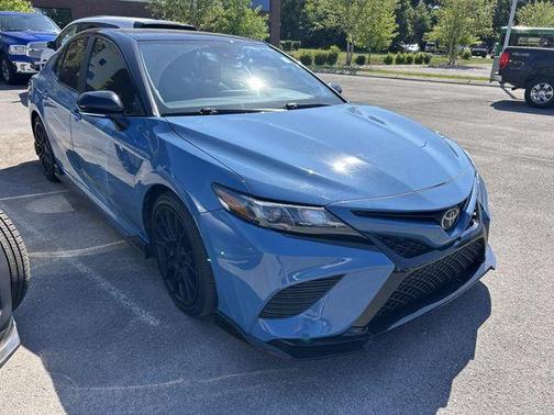 Midnight Black Metallic 2022 Toyota Camry TRD V6
