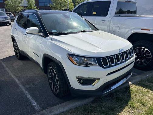 White Clearcoat 2020 Jeep Compass Limited