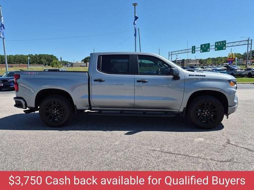 Sterling Gray Metallic 2026 Chevrolet Silverado 1500 Custom