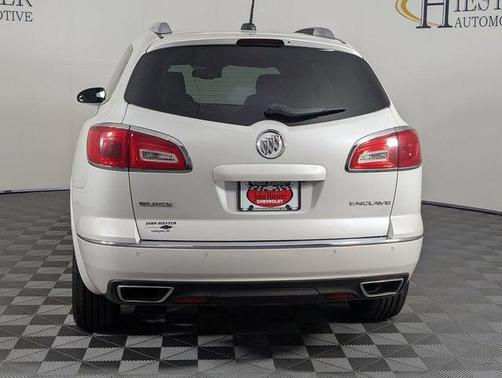 White Frost Tricoat 2017 Buick Enclave Leather