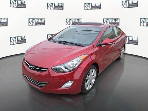 Red 2013 Hyundai ELANTRA Limited