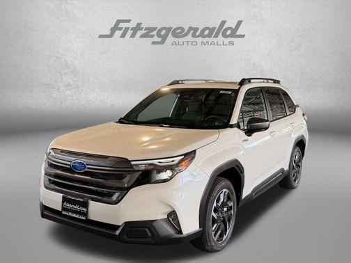 Crystal White Pearl 2026 Subaru Forester Hybrid Premium