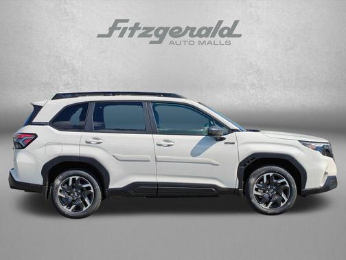 Crystal White Pearl 2026 Subaru Forester Hybrid Premium