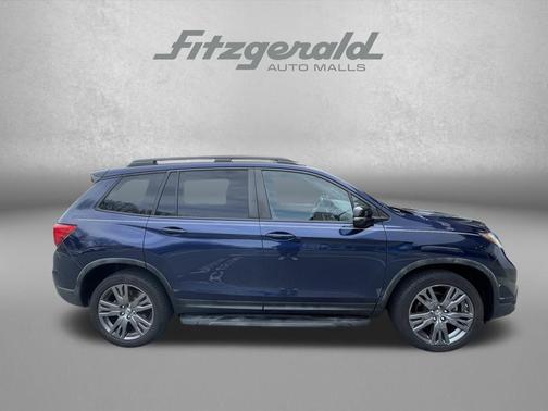 Blue 2020 Honda Passport AWD EX-L