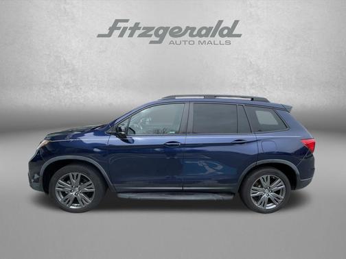 Blue 2020 Honda Passport AWD EX-L