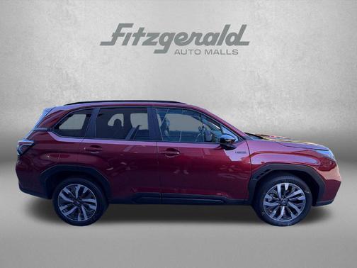 Crimson Red Pearl 2025 Subaru Forester Hybrid Touring