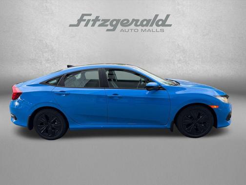 Blue 2017 Honda Civic EX-L
