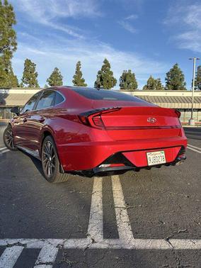 Calypso Red 2020 Hyundai SONATA Limited