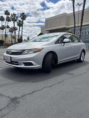 Alabaster Silver Metallic 2012 Honda Civic EX