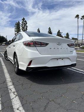 Hyper White 2019 Hyundai SONATA Hybrid Limited