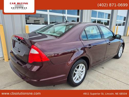 MAROON 2012 Ford Fusion SE
