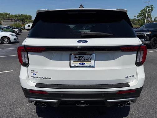 STAR WHITE MET TRI-COAT 2025 Ford Explorer PLATINUM