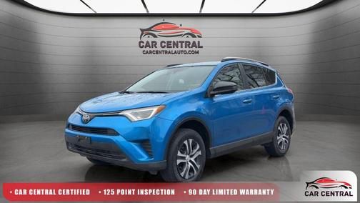 Electric Storm Blue 2018 Toyota RAV4 LE