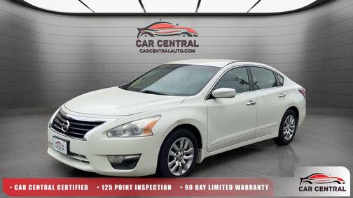 Glacier White 2015 Nissan Altima 2.5 S