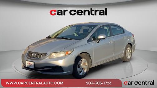 Silver 2013 Honda Civic LX