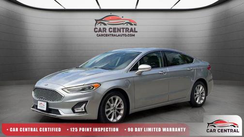 Silver Metallic 2020 Ford Fusion Hybrid Titanium