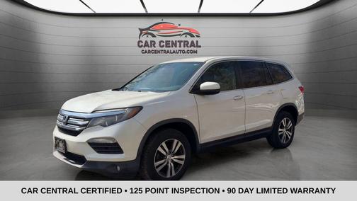 White Diamond Pearl 2017 Honda Pilot EX