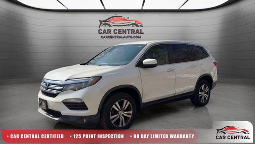 White Diamond Pearl 2017 Honda Pilot EX