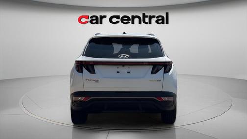 Quartz White 2022 Hyundai TUCSON Hybrid Blue