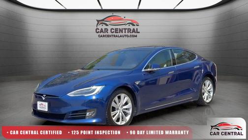 Deep Blue Metallic 2016 Tesla Model S 90D