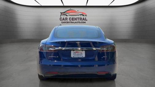 Deep Blue Metallic 2016 Tesla Model S 90D