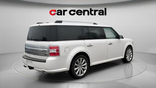White Platinum 2018 Ford Flex Limited
