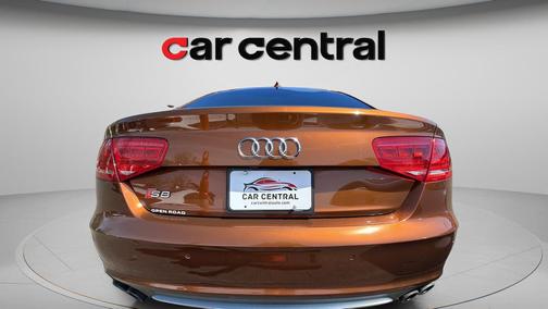 Orange 2014 Audi S8 4.0T