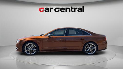 Orange 2014 Audi S8 4.0T