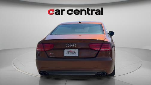 Orange 2014 Audi S8 4.0T