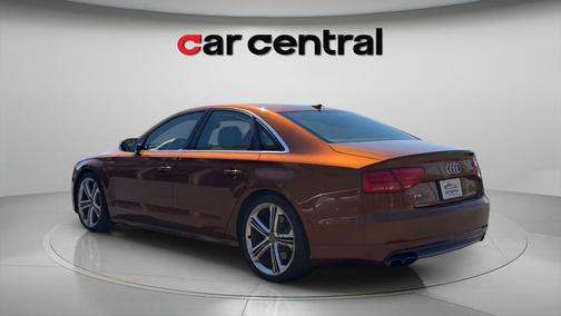Orange 2014 Audi S8 4.0T