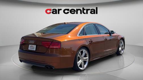 Orange 2014 Audi S8 4.0T