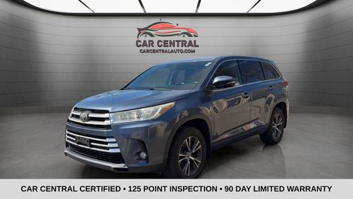 Shoreline Blue Pearl 2017 Toyota Highlander LE Plus